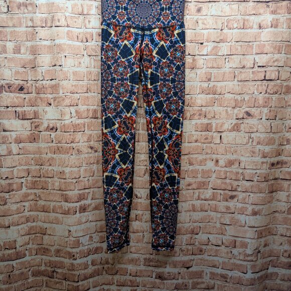 Wolven Colorful Geometric Pattern Leggings - Picture 5 of 11
